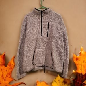 Fuzzy Purple/Gray Pullover
